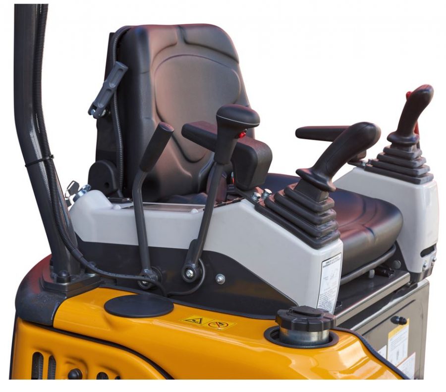 Mini Excavator controls